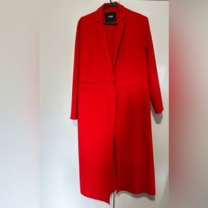 Maje Red Wool Coat